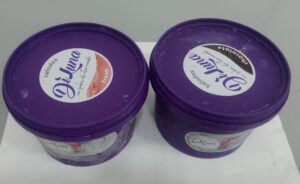 Potes de helados de (16 ozas) sabor fresa y chocolate